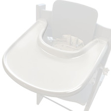 Bandeja para cadeira alta Stokke Tripp Trapp, segura para alimentos, sucção forte, branca comprar usado  Enviando para Brazil