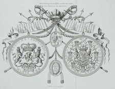 Wappen inschriften kupferstich gebraucht kaufen  Frankfurt am Main