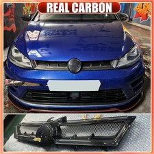 Para VW Golf 7 MK7 VII GTI R 14-17 acabamento da grade do para-choque dianteiro FIBRA DE CARBONO  comprar usado  Enviando para Brazil