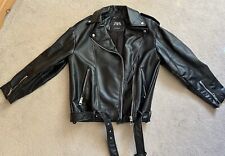 Zara black leather for sale  WOKINGHAM