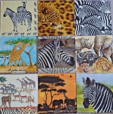 Servietten tiere afrikas gebraucht kaufen  Leipzig