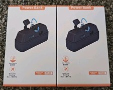 Lote de 2 Mini Carregador Portátil Power Bank 5000mAh PD 20W Apple android USB-C  comprar usado  Enviando para Brazil