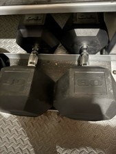 80lb hex dumbbell for sale  Williamstown