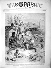 Old antique print for sale  UK