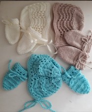 Hand knitted baby for sale  LEEDS