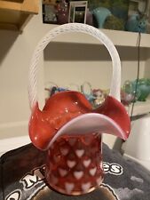 Fenton cranberry opalescent for sale  Holly