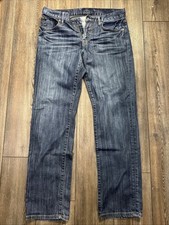 Jeans reto Lucky Brand masculino 221 original lavagem média 32x32 comprar usado  Enviando para Brazil