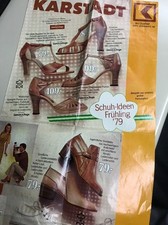 Karstadt schuhprospekt 1979 gebraucht kaufen  Großhabersdorf