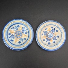 ceramic plates blue for sale  Saint Marys