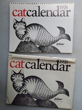 Cat calendar 1978 for sale  Gap