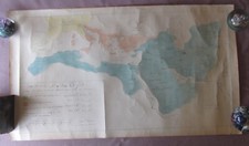 Vintage handmade map for sale  Clinton