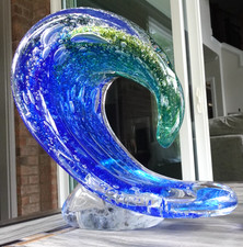 glass wave sculpture for sale glass wave sculpture for sale Fort Mill