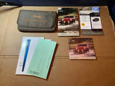 Jeep Wrangler 2016 manual del propietario guía de usuario conjunto y estuche OEM segunda mano  Embacar hacia Mexico