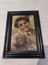 Quadro olio tavola usato  Torino