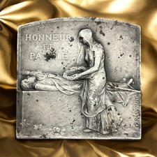 Usado, Medalha francesa rara da Primeira Guerra Mundial por Rasumny – Bronze prateado – 1915 – St Etienne comprar usado  Enviando para Brazil