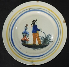 Assiette quimper henriot d'occasion  Challans