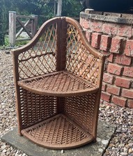 Vintage wicker boho for sale  LEICESTER