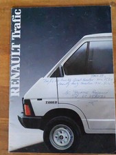 Brochure renault trafic d'occasion  Saint-Sylvain-d'Anjou