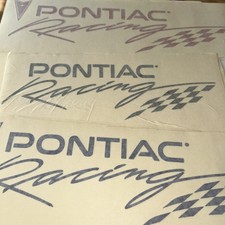 Adesivos Pontiac Racing para vidro ou corpo, 3red12”, 1black12”, 2red6”, 2black1-7” comprar usado  Enviando para Brazil