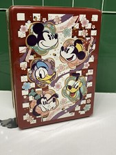 Caixa de lembranças de metal lata de biscoito Tóquio Disneyland Japão, 2017 comprar usado  Enviando para Brazil
