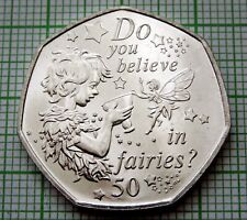 ISLE OF MAN 2020 50 PENCE, Peter Pan Series II - Peter Pan and Tinker Bell UNC comprar usado  Enviando para Brazil