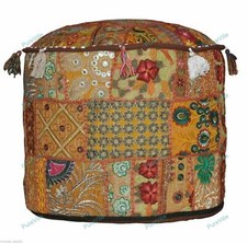 Floral pouf ottomane d'occasion  Expédié en France