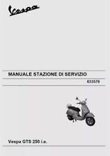 Manuale Officina ITALIANO VESPA GTS 250 2007 323 pagine, usado comprar usado  Enviando para Brazil