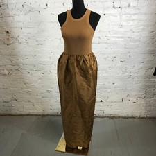 Vestido TOTEME Feminino Médio Nonza Seda Organza Regata com nervuras Maxi Vestido comprar usado  Enviando para Brazil