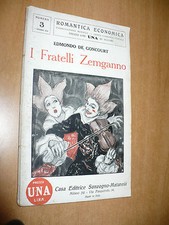 Edmondo goncourt fratelli usato  Italia