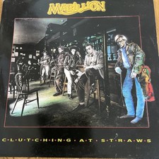 Marillion clutching straws for sale  WHITBY