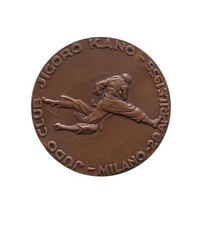 *HH* Medaglia Judo Jigoro Kano Milano 1956 Bruno Facchini Karate Arti Marziali comprar usado  Enviando para Brazil