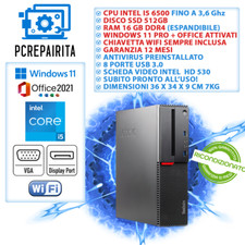 Lenovo computer desktop usato  Capriate San Gervasio