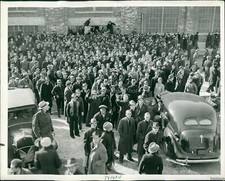 1940 Foto Rádio Carros, Motocicletas Manuseiam Newark Aeroporto Candidatos a Emprego Polícia 8X10 comprar usado  Enviando para Brazil
