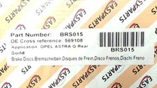 Pel astra bremsscheiben gebraucht kaufen  Herzebrock-Clarholz