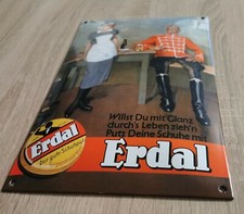 Erdal emaileschild paar gebraucht kaufen  Grebin
