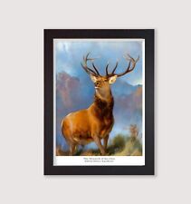 Framed monarch glen for sale  PETERBOROUGH