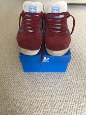 gazelle trainers claret blue for sale gazelle trainers claret blue for sale BIRMINGHAM