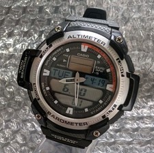 Relógio digital CASIO ALTIMETER BAROMETER, preto comprar usado  Enviando para Brazil