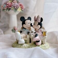 Estatueta rara escultura cerâmica cadeira de praia Mickey & Minnie Precious Moments comprar usado  Enviando para Brazil