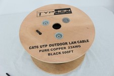 Cabo de rede externo Typhon Cat6 enterro direto cobre puro sólido UTP 23AWG U... comprar usado  Enviando para Brazil
