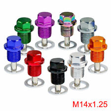 Plugue magnético de drenagem de óleo do motor porcas de parafuso parafuso porca de cárter de drenagem de óleo M14x1.5MM comprar usado  Enviando para Brazil