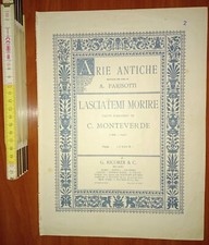 Monteverdi lasciatemi morire usato  Novellara