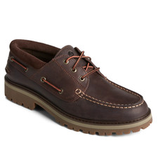 Sapatos de barco Sperry masculino autêntico original™ Lug couro 3 olhos tamanho 11, usado comprar usado  Enviando para Brazil