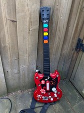 Guitar Hero Gibson SG Red Octane controle com fio Playstation 2 PS2 PSLGH, usado comprar usado  Enviando para Brazil