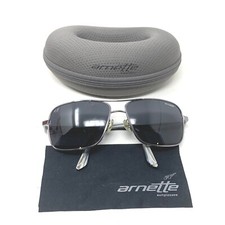 Óculos de sol Arnette Stakeout armação de metal prata lente quadrada 3062-502 Post Malone comprar usado  Enviando para Brazil