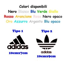 Adesivo adidas vinile usato  Acerra