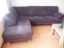 Eckcouch holzfüße stoffbezug gebraucht kaufen  Lützelbach
