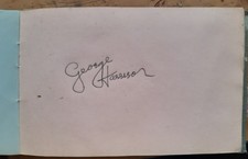 Geoege harrison signed for sale  BRIDGEND