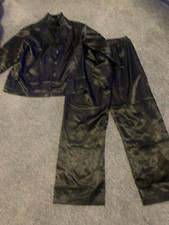 Womens black satin for sale  BRADFORD