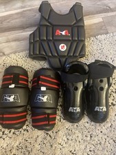 Botas ATA artes marciais sparring pads joelho peito infantil médio, usado comprar usado  Enviando para Brazil